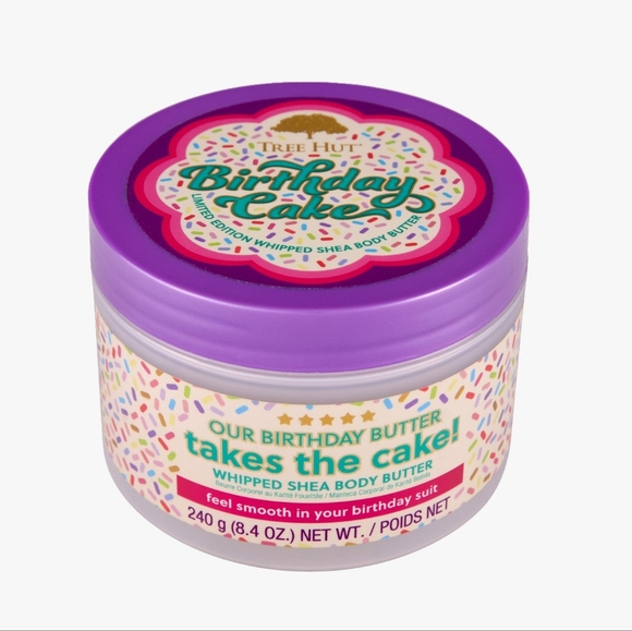 🎂 Tree Hut Limited Edition Takes The Birthday Cake Whipped Shea Body Butter NEW - Picture 2 of 4